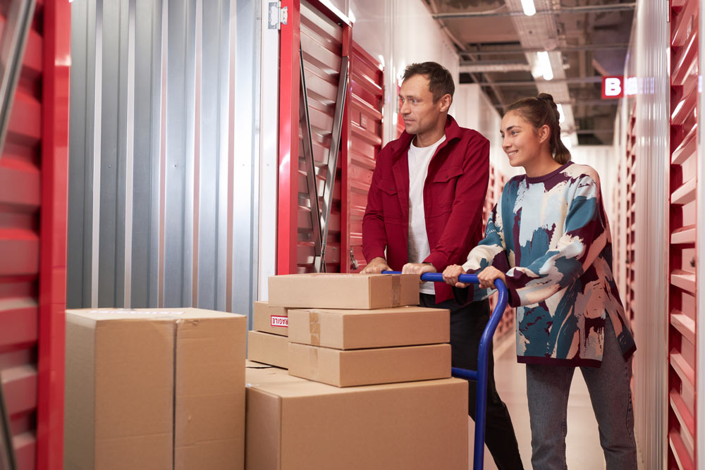 Home staging and renovation storage at Ark Self Storage in Marietta, GA